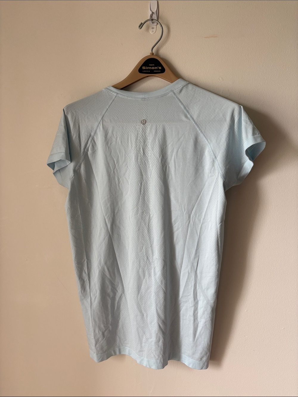 Light Blue Women's Performance Tee - Picture 2 of 3
